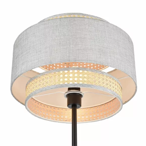 Торшер Lumion Launa 8043/1F, Черный, Серый, Металл Торшер Lumion Launa 8043/1F, Черный, Серый, Металл