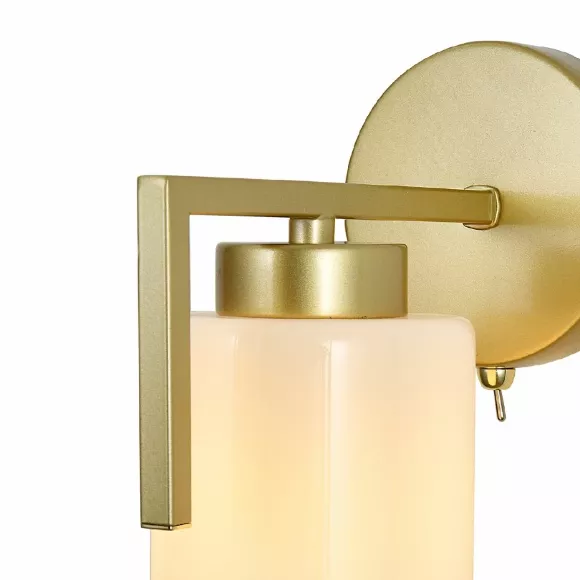 Бра Escada Style 1142/1 Gold, Белый, Золото, Металл Бра Escada Style 1142/1 Gold, Белый, Золото, Металл