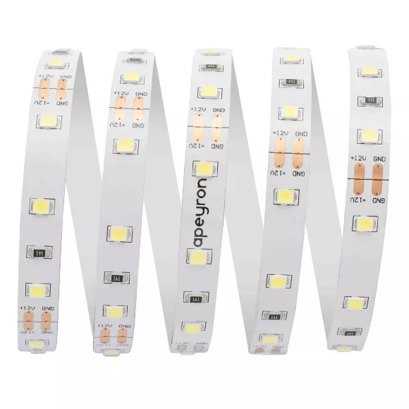 Светодиодная лента Apeyron 12В СТ 4,8Вт/м smd3528, 60д/м IP20 280Лм/м 3м 6500К 206BL, Холодный белый, Россия, светодиодный модуль Светодиодная лента Apeyron 12В СТ 4,8Вт/м smd3528, 60д/м IP20 280Лм/м 3м 6500К 206BL, Холодный белый, Россия, светодиодный модуль