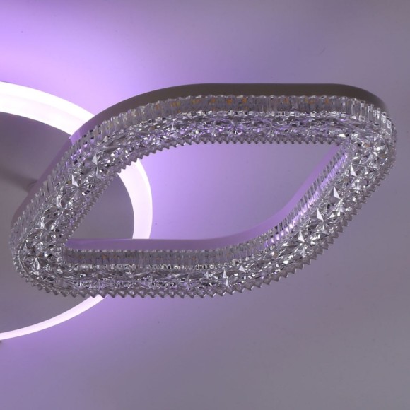 Потолочная светодиодная люстра с пультом управления De Markt Мадлен 424014004