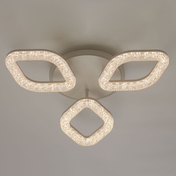 Потолочная светодиодная люстра с пультом управления De Markt Мадлен 424014004