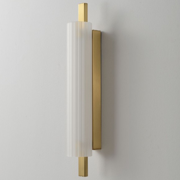 Настенный светильник Crystal Lux TUNNEL AP10 LED BRASS