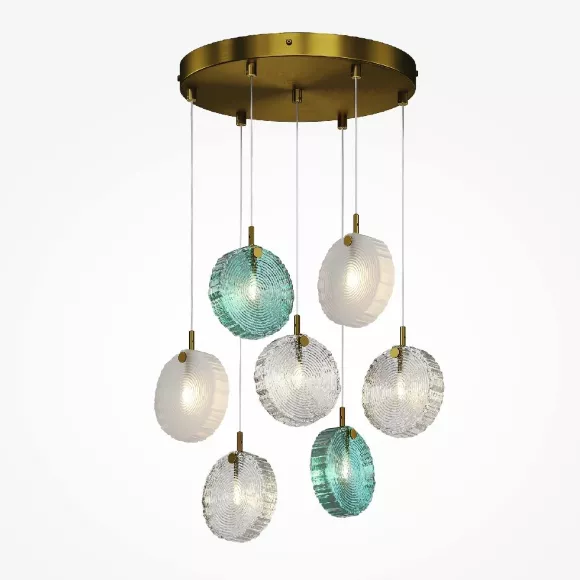 Каскадная люстра Maytoni Frozen MOD254PL-07BS, декоративные элементы крупным планом