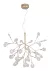 Подвесная люстра Crystal Lux Evita EVITA SP36 GOLD/TRANSPARENT