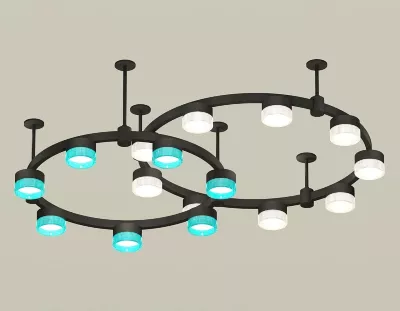 Комплект подвесного светильника Ambrella Light Techno Ring XR92221210 (A9222, A9227, C9238, C9232, N8480, N8488)
