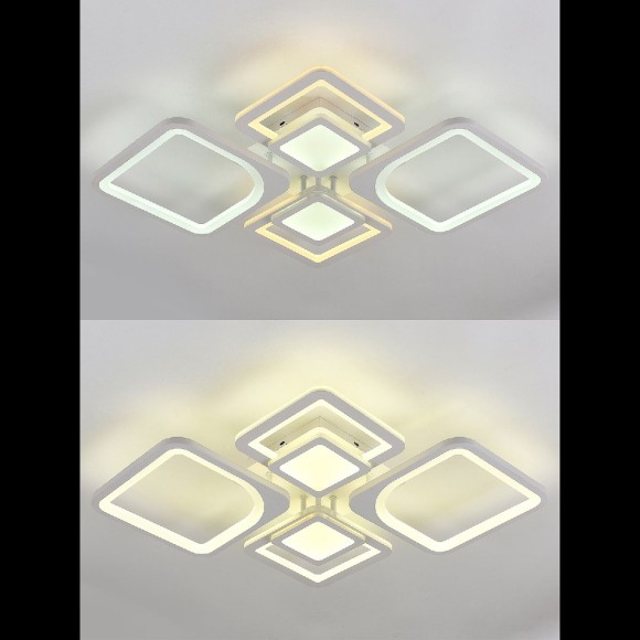 Потолочная светодиодная люстра с пультом управления Natali Kovaltseva Mujus LED LAMPS 81191