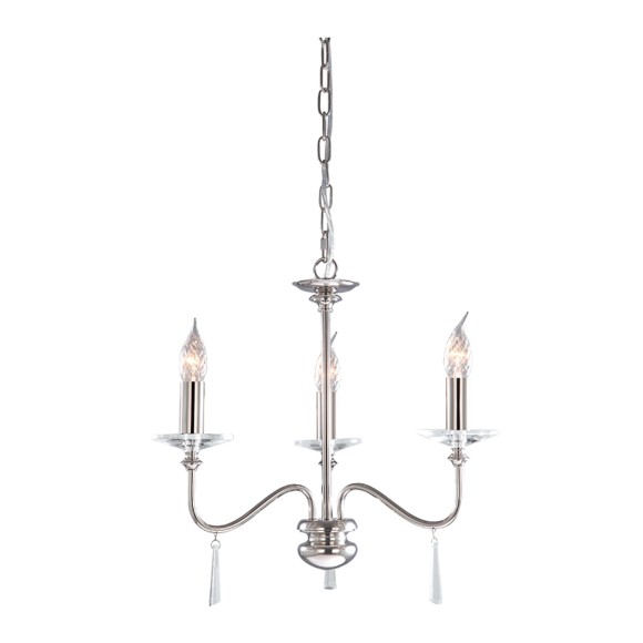 Подвесная люстра Elstead Lighting Finsbury park FP3-POL-NICKEL