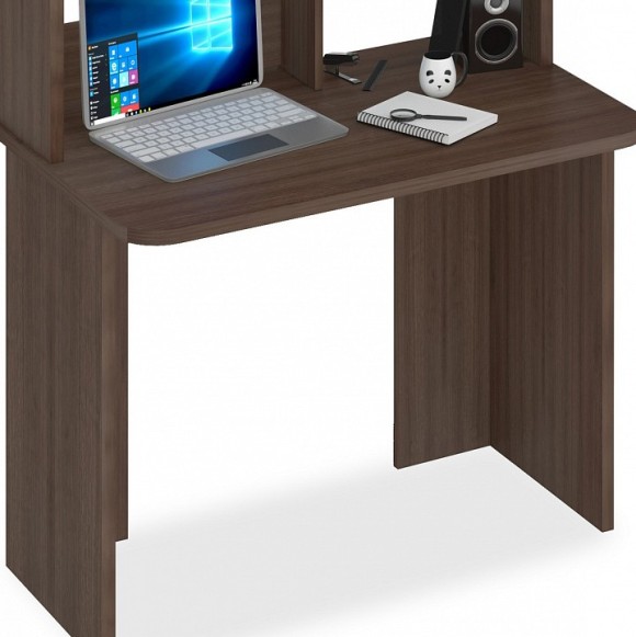 Стол компьютерный Домино Lite СКЛ-Прям100Р+НКЛ-100 MER_SKL-Pryam100Rbez_tumby-NKL-100_SH