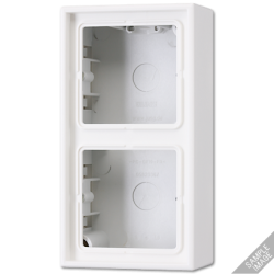 Коробка двухместная Jung LS582AW