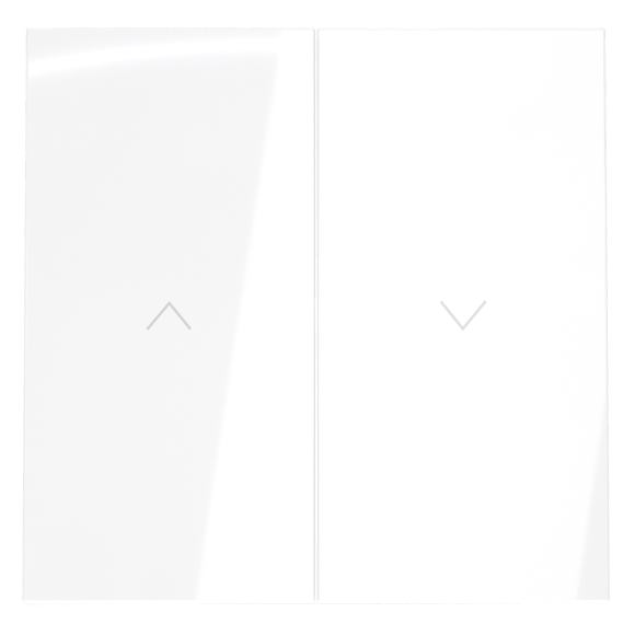 Клавиши для выключателя жалюзи Voltum S70 (белый глянцевый) VLS002501