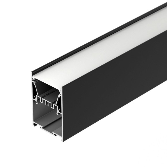 Алюминиевый профиль Arlight LINE-5075-HONEYCOMB-2000 BLACK 044874