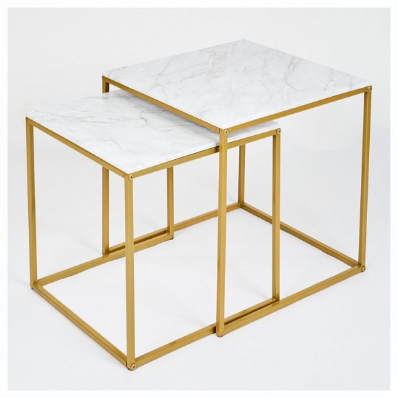 Набор из 2 столов журнальных МеталлАрт М002 ML_4673750200615