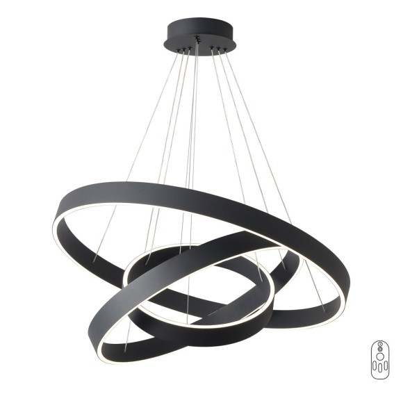 Подвесная люстра Crystal Lux TRON SP158W LED BLACK