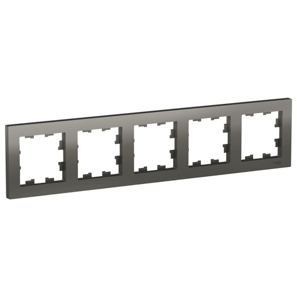 Рамка 5-ая, универсальная Systeme Electric AtlasDesign Сталь ATN000905