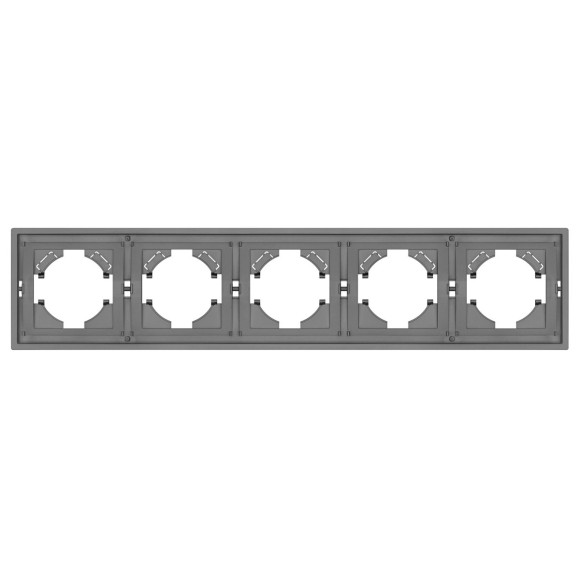 Рамка пластиковая на 5 постов Arlight FRM-TENDO-PL-5-GR 053853