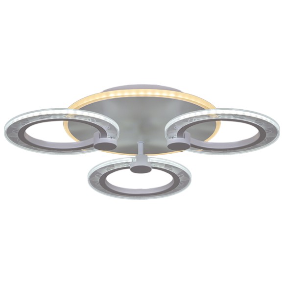 Потолочная светодиодная люстра с пультом управления Reluce 20309-0.3-3+1 WT 57W