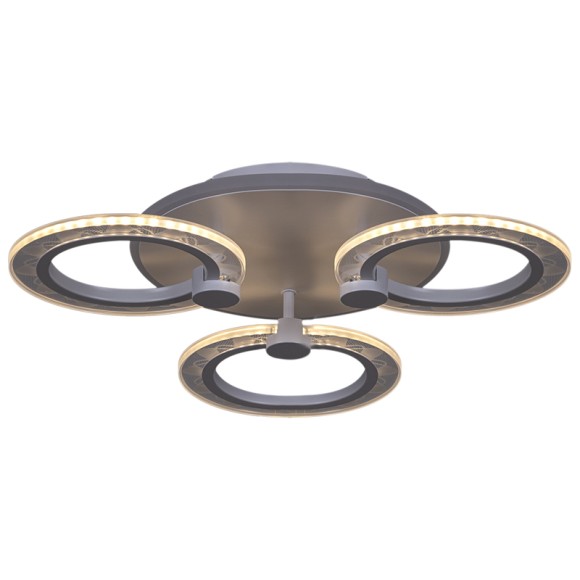 Потолочная светодиодная люстра с пультом управления Reluce 20309-0.3-3+1 WT 57W