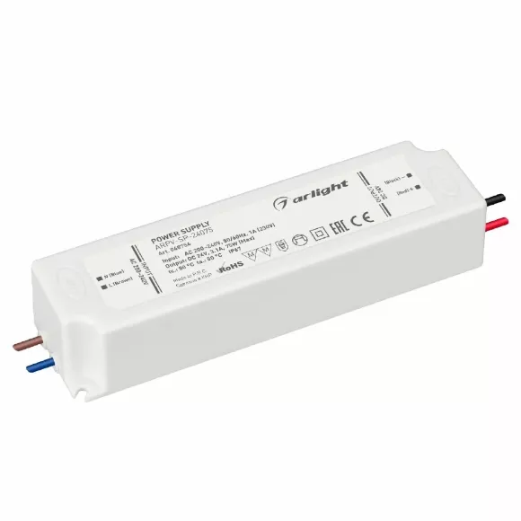 Блок питания Arlight ARPV-SP-24075 (24V, 3.1A, 75W) 045754 Блок питания Arlight ARPV-SP-24075 (24V, 3.1A, 75W) 045754