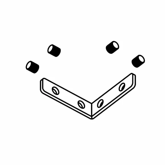 Коннектор угловой Favourite Logica 1014-CU-001 Коннектор угловой Favourite Logica 1014-CU-001