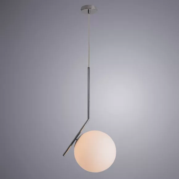 Подвесной светильник ARTE Lamp A1921SP-1CC, Современный, Белый Подвесной светильник ARTE Lamp A1921SP-1CC, Современный, Белый