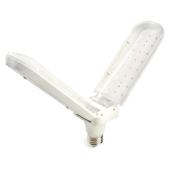 Лампа светодиодная 2-х лепестковая Feron LB-7000 E27 20W красно-синий спектр 48443