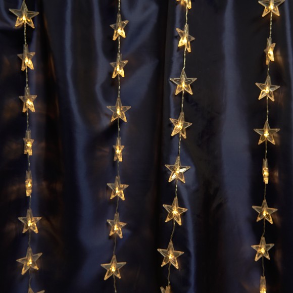 Светодиодная гирлянда занавес Звездочки Feron CL25 48607