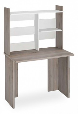 Стол компьютерный Домино Лайт СКЛ-Прям-100 без тумбы+НКЛ-100 MER_SKL-Pryam100_bez_tumby-NKL-100_NBE