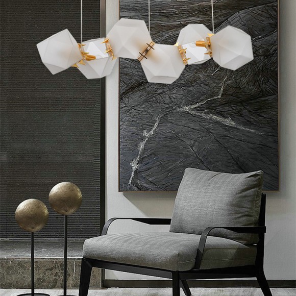 Подвесная люстра ImperiumLoft Gabriel Scott Welles Glass 123396-22