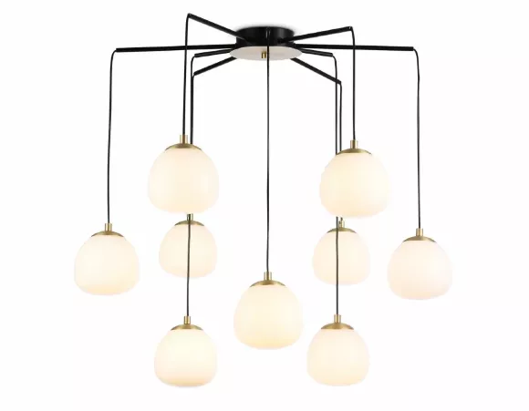 Каскадная люстра Ambrella Light High Light Modern LH51001, Модерн, Белый Каскадная люстра Ambrella Light High Light Modern LH51001, Модерн, Белый