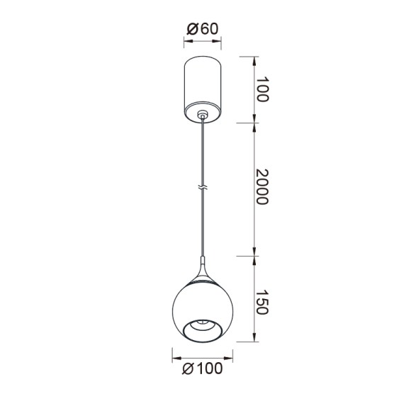 Подвесной светильник Mantra Drop 8891