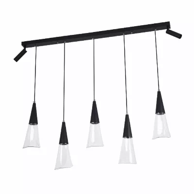 Подвесная люстра LED4U L7105-7 BK