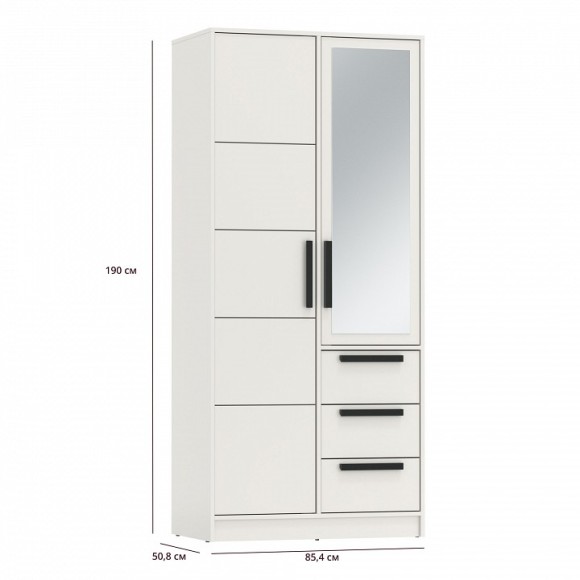 Шкаф платяной Диана 84.09 TRM_CB-00012129