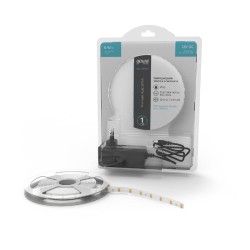 Светодиодная лента Gauss Basic 12В 2835 6Вт/м 4000K 5м IP65 BT014