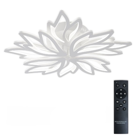 Потолочная светодиодная люстра с пультом управления Natali Kovaltseva Rif LED LAMPS 81118/6C