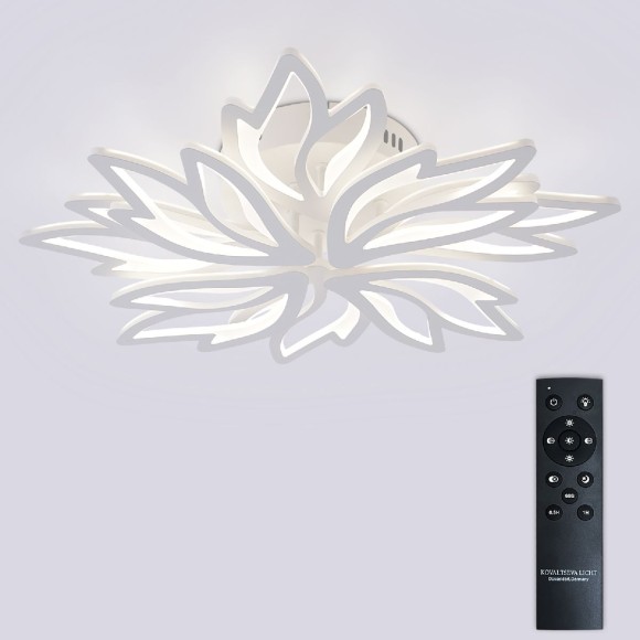 Потолочная светодиодная люстра с пультом управления Natali Kovaltseva Rif LED LAMPS 81118/6C