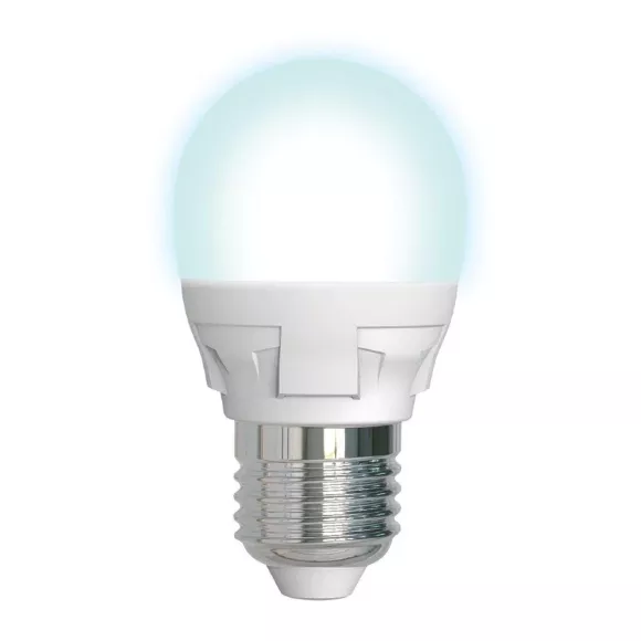 Лампа светодиодная диммируемая (UL-00004301) Uniel E27 7W 4000K матовая LED-G45 7W/4000K/E27/FR/DIM PLP01WH Лампа светодиодная диммируемая (UL-00004301) Uniel E27 7W 4000K матовая LED-G45 7W/4000K/E27/FR/DIM PLP01WH