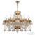 Подвесная люстра Bohemia Ivele Crystal 5413/10+5/240 G Amber/M-1G