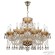 Подвесная люстра Bohemia Ivele Crystal 5413/10+5/240 G Amber/M-1G
