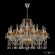 Подвесная люстра Bohemia Ivele Crystal 5413/10+5/240 G Amber/M-1G