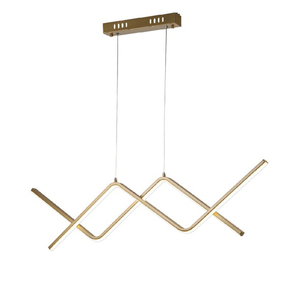 Подвесная светодиодная люстра с пультом управления Escada Zigzag 10208/S LED