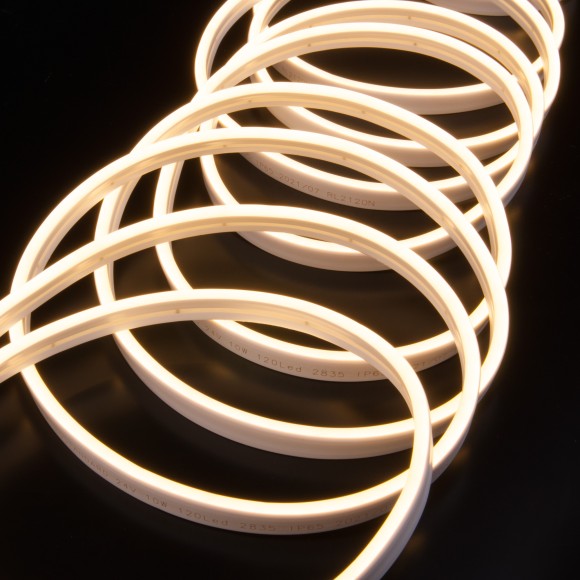 Гибкий неон Elektrostandard 24V 10W 120Led 2835 IP65 теплый белый 5м 4690389176111