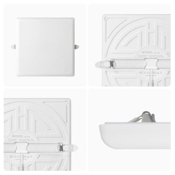 Встраиваемая светодиодная панель Apeyron FLP 06-119