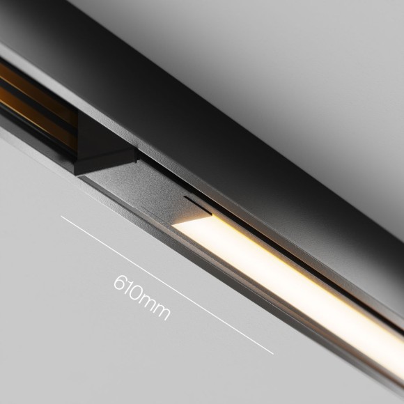 Трековый магнитный светильник Maytoni Technical Basis Exility X TR240-2-12W3K-B