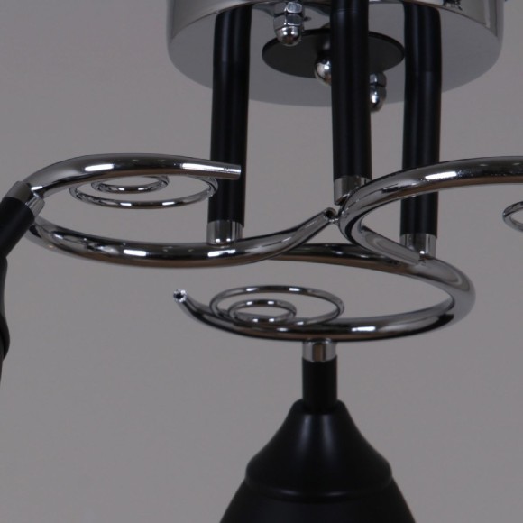 Потолочная люстра Reluce 70139-3.3-03 CR+BK