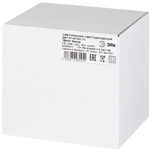 Уличный настенный светильник Эра Дели ДБУ 07-8-001 Б0064217