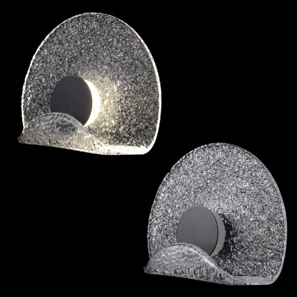 Настенный светильник Crystal Lux WAVE AP6W LED TRANSPARENT