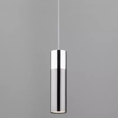 Подвесной светильник Eurosvet Double Topper 50135/1 LED хром/черный жемчуг