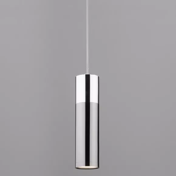 Подвесной светильник Eurosvet Double Topper 50135/1 LED хром/черный жемчуг Подвесной светильник Eurosvet Double Topper 50135/1 LED хром/черный жемчуг
