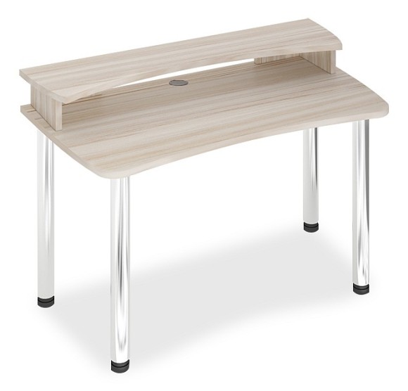 Стол компьютерный Домино Лайт СКЛ-Софт140МО+НКИЛ140 MER_SKL-Soft140MO-NKIL140_K