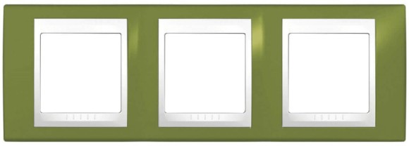 Рамка 3-постовая Schneider Electric Unica Хамелеон MGU6.006.866